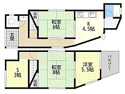 寝屋川市黒原新町の一戸建て