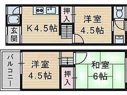 寝屋川市黒原城内町の一戸建て
