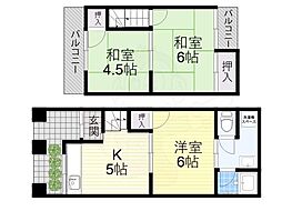 門真市三ツ島５丁目の一戸建て