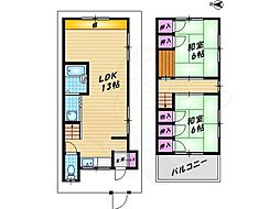 寝屋川市美井元町の一戸建て