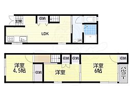 門真市城垣町の一戸建て
