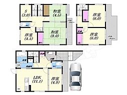 獅子ケ口町貸家