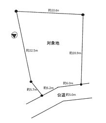 土地　厚木市中荻野