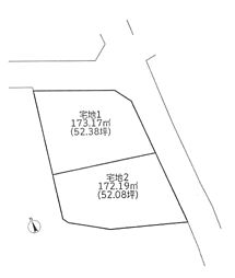 土地　厚木市上荻野　１区画