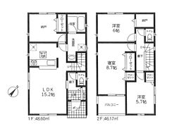 新築　厚木市下川入第１５　３号棟