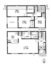 新築　平塚市纒第20　1号棟