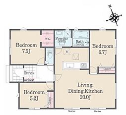 新築　南足柄市中沼24-1期　1号棟