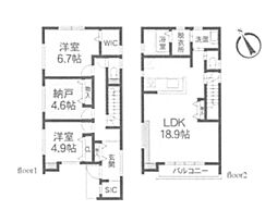 築後未入居戸建　小田原市中新田　No.1