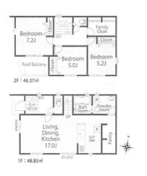 新築　小田原市栢山第1期　1号棟