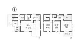 新築　小田原市酒匂　1号棟
