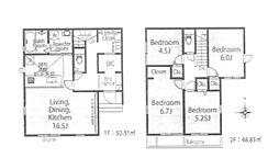 新築　中郡二宮町富士見が丘第1期　1号棟