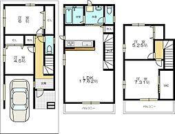東大阪市中鴻池町２丁目の一戸建て