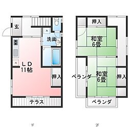船橋市高野台4丁目貸家 1