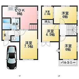 六実4丁目貸家 1