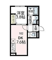 ヴィラシリウス 102号室