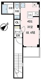 パルテール蒔田 401号室