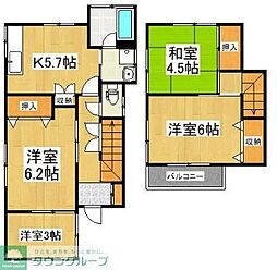 所沢市大字松郷の一戸建て