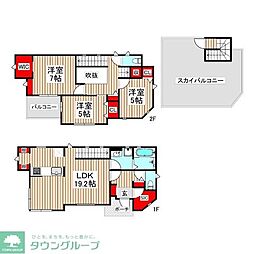 新座市馬場1丁目の一戸建て