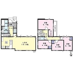 鎌ヶ谷市北中沢2丁目　新築戸建