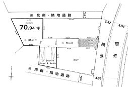 船橋市南三咲4丁目　土地