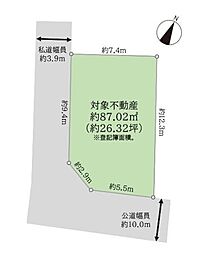 江戸川区上篠崎3丁目 土地