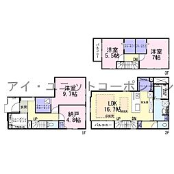 市川市田尻5丁目1期　新築戸建