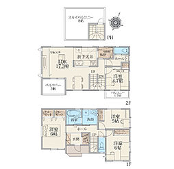 船橋市中野木２丁目の一戸建て