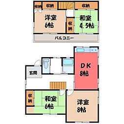 栃木市大平町西野田の一戸建て