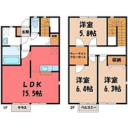 宇都宮市ゆいの杜2丁目の一戸建て