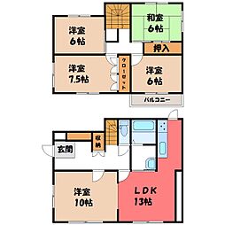 宇都宮市兵庫塚3丁目の一戸建て