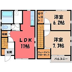 鹿沼市上石川の一戸建て