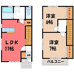 宇都宮市中岡本町の一戸建て