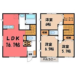 宇都宮市平松本町の一戸建て