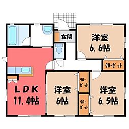 真岡市勝瓜の一戸建て