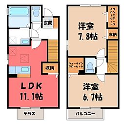 河内郡上三川町大字上蒲生の一戸建て