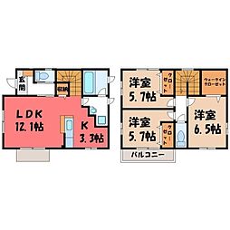 宇都宮市越戸町の一戸建て