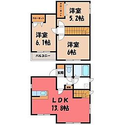 鹿沼市茂呂の一戸建て