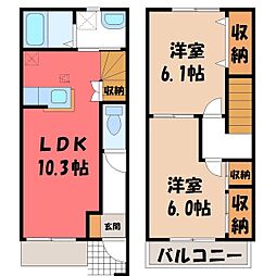 真岡市並木町2丁目の一戸建て