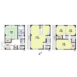大阪市港区三先1丁目 中古戸建