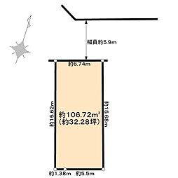 大阪市福島区野田二丁目　土地