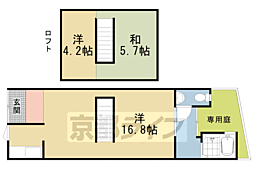 花園天授ケ岡町貸家 -