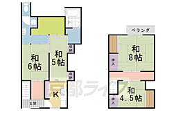 右京区花園木辻南町貸家