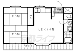 椋ノ木マンション 3-B