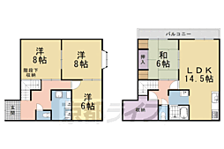大枝中山町貸家 --