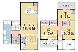 北区小山下内河原町貸家