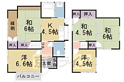 北花山西ノ野町貸家