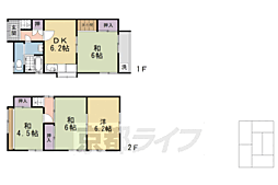 城陽市寺田宮ノ谷貸家 -
