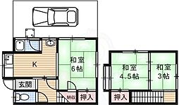 京都市山科区大宅打明町の一戸建て