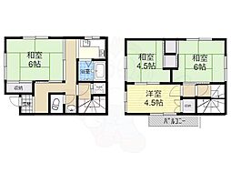 京都市山科区小山谷田町の一戸建て