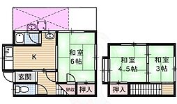 京都市山科区大宅打明町の一戸建て